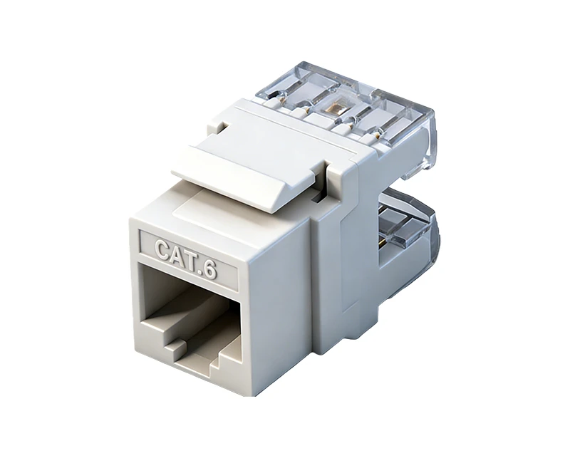 Cat6A RJ45 (8P8C) 180 Degrees Unshielded