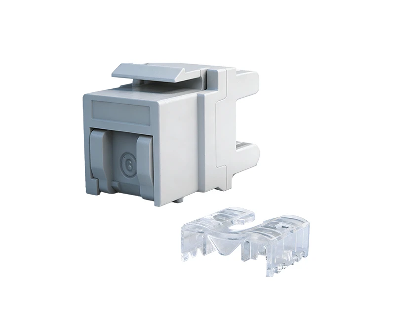 Cat6 RJ45 (8P8C) 180 Degrees Unshielded with Dust