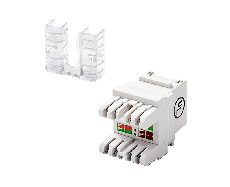SKJ-F32101-1 Cat5 RJ45 (8P8C) 180 Degrees Unshielded with Dust