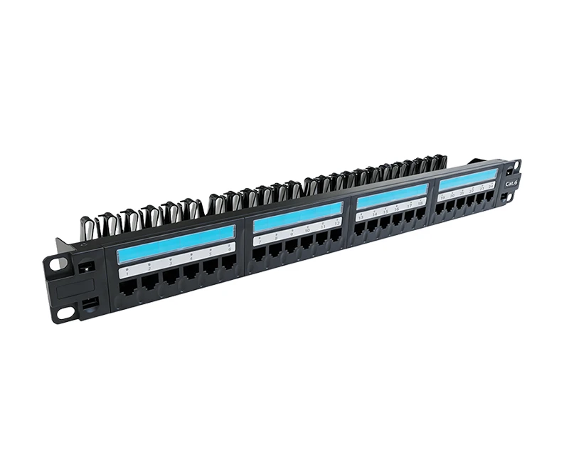 Cat5e 24-PortFront Removable Patch Panel Unshielded