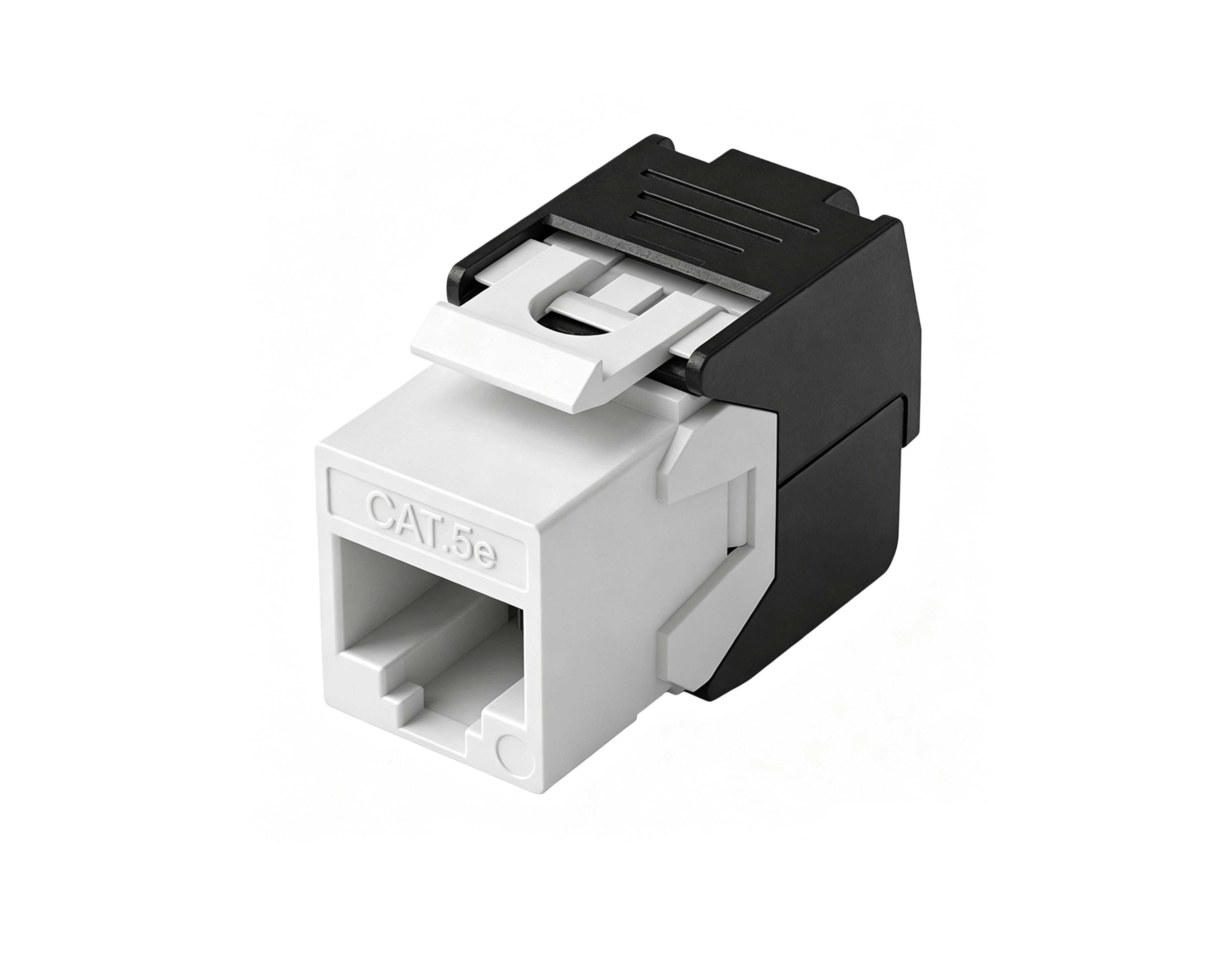 SKJ-A33111 Cat5e RJ45 Toolless KeystoneJack,Unshielded, 180&deg;,Up to Down