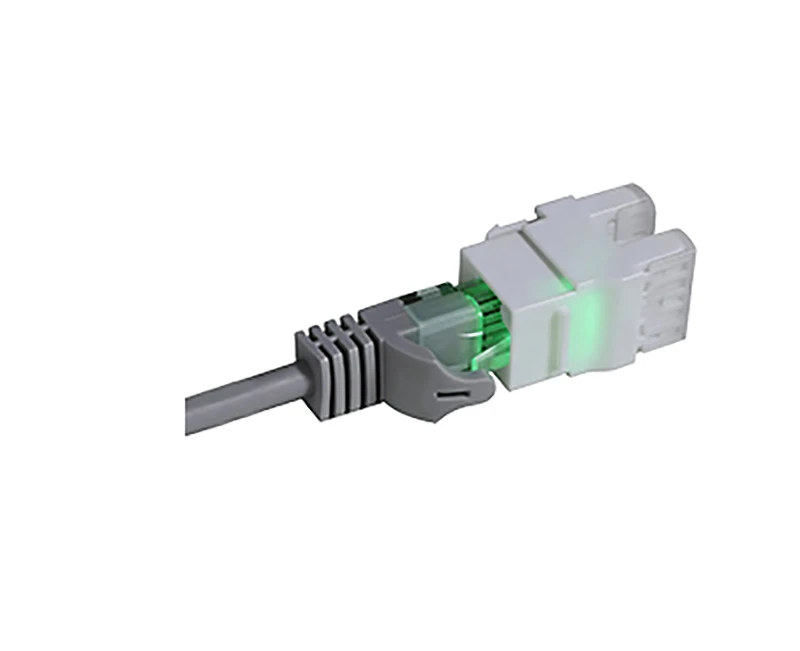 SKJ-F32101-LED-1 Cat.5e RJ45 (8P8C) 180 Degrees Unshielded