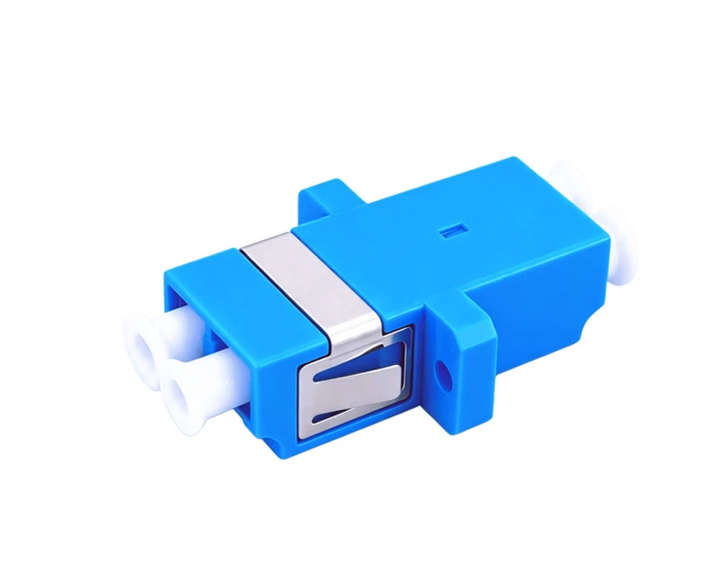 Duplex LC/UPC optical fiber adapter